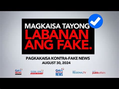 LIVESTREAM: Pagkakaisa Kontra Fake News .